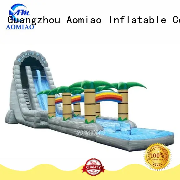 AOMIAO sl1776 backyard pool water slide manufacturer for sale