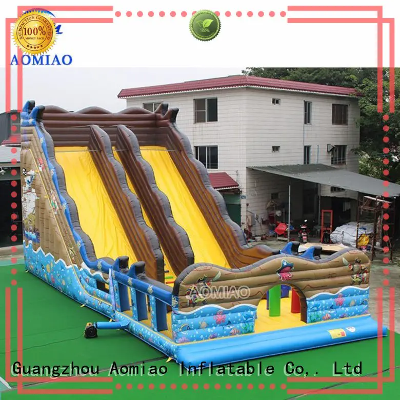 AOMIAO new design commercial inflatable slide factory for sale