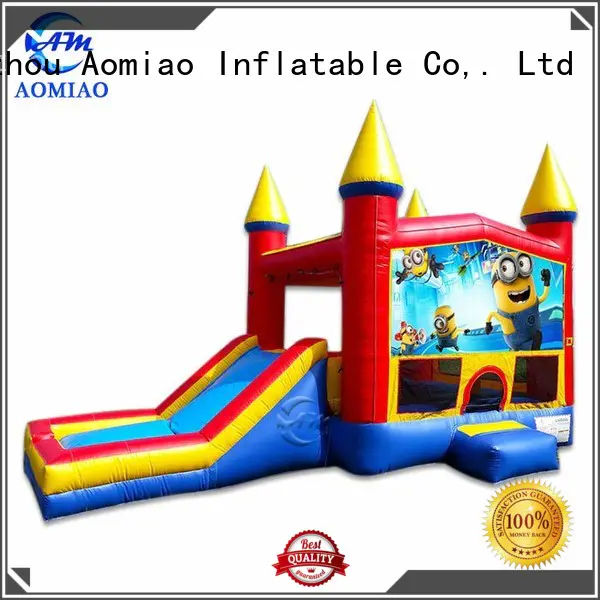 AOMIAO hot selling inflatable bouncy slide exporter for sale