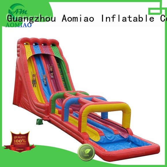 AOMIAO new design commercial inflatable slide system for sale