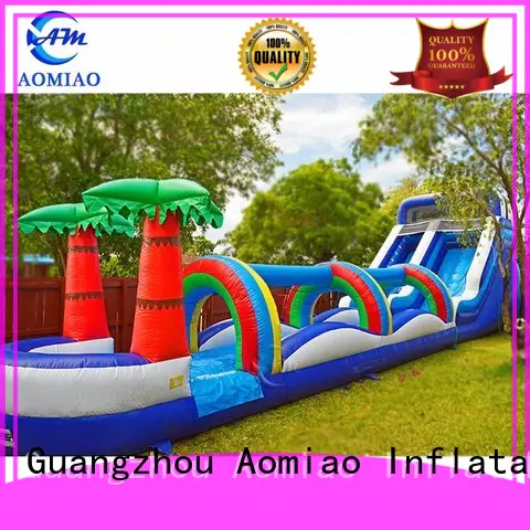 AOMIAO new design swimming pool slides factory for sale