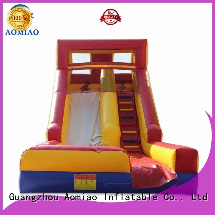 AOMIAO new design backyard pool water slide supplier for sale