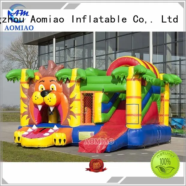 AOMIAO hot selling bouncy castle and slide producer for sale