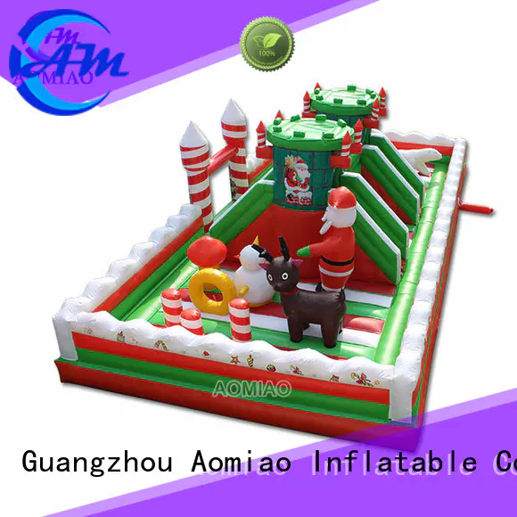 AOMIAO christmas bouncy castle supplier for outdoor