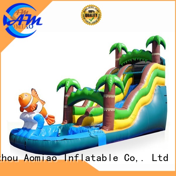 new design cheap inflatable water slides for sale manufacturer for sale AOMIAO