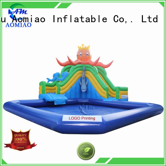 AOMIAO water slides for sale monster dry soccer