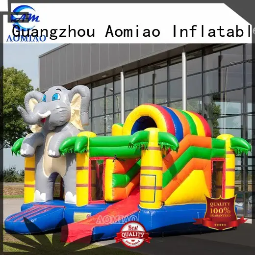 AOMIAO toddler inflatable bouncy slide exporter for sale