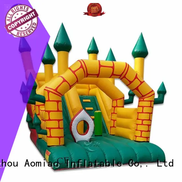 water slides for sale colorful pool AOMIAO Brand inflatable slide