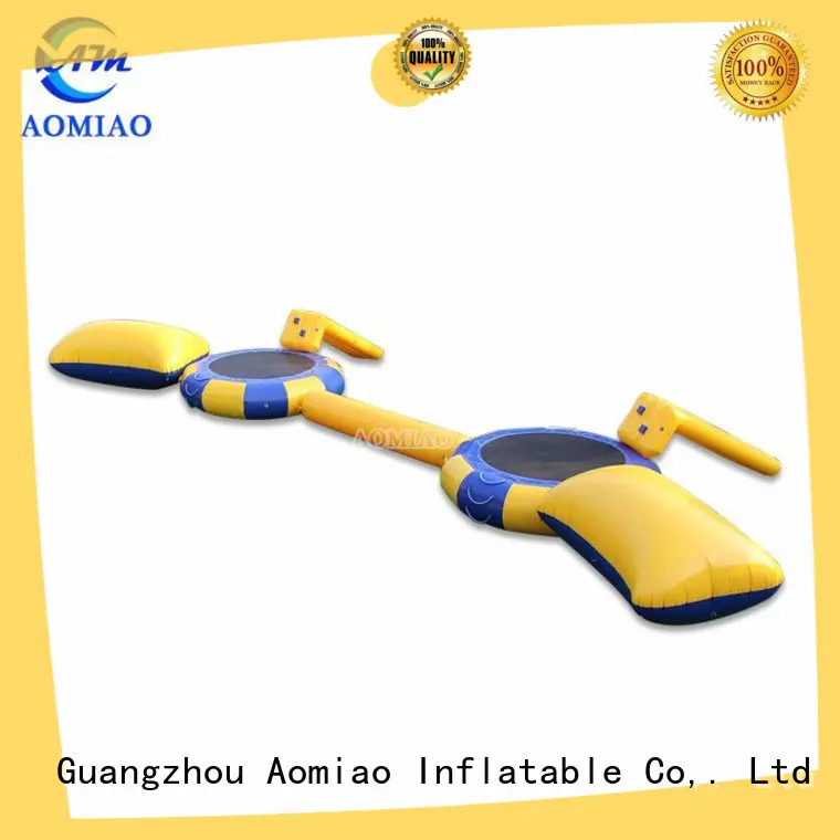 AOMIAO new fun inflatable water park manufacturer for lake