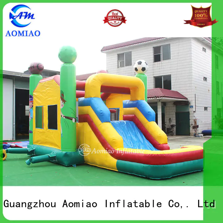 AOMIAO hot selling inflatable bouncers with slide factory for sale