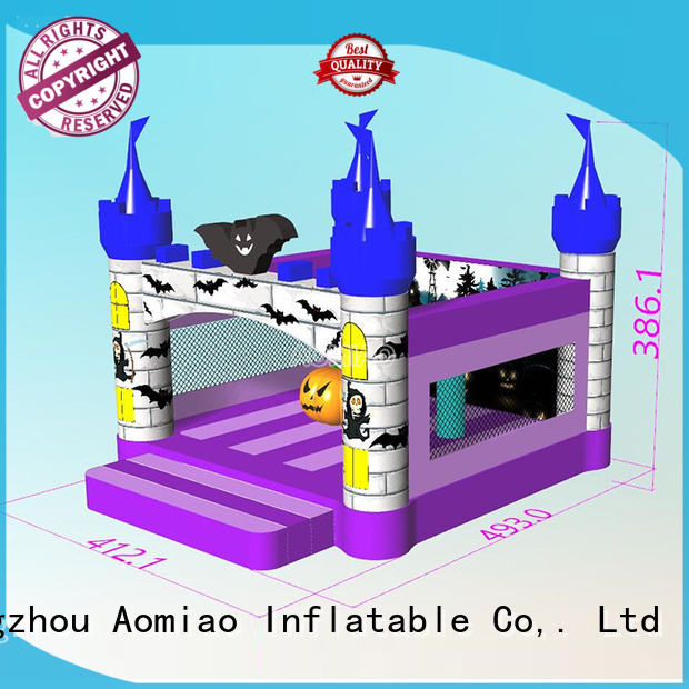 AOMIAO red inflatable castle manufacturer for outdoor