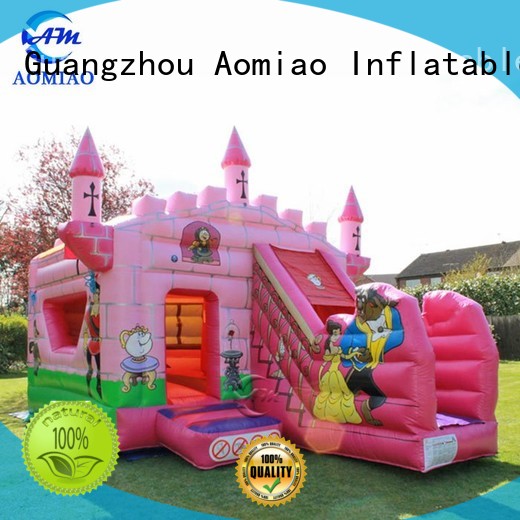 AOMIAO hot selling inflatable bouncers with slide mini for sale