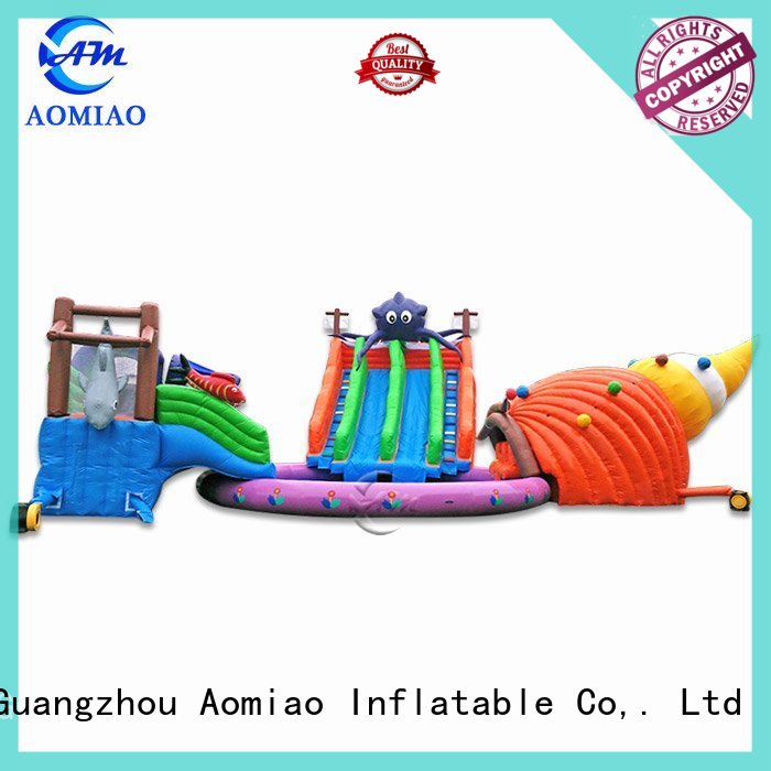 Inflatable Water Slide And Pool - Three Cartoon Slide SL1746