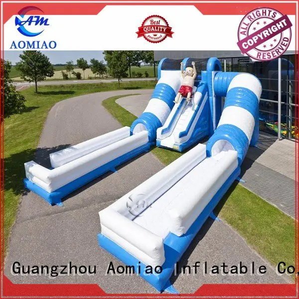 water slides for sale colorful inflatable truck AOMIAO