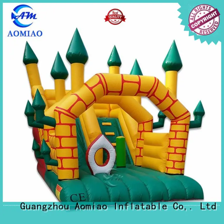 Wholesale colorful water slides for sale blue AOMIAO Brand