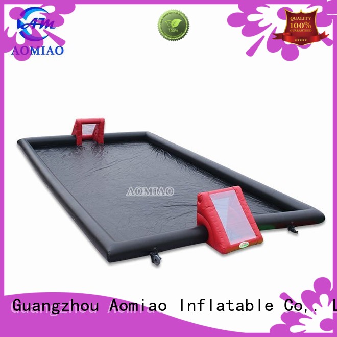 AOMIAO soccer inflatable football pitch supplier for sale