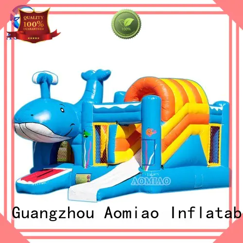 AOMIAO bo1747 inflatable bouncy castle with slide exporter for sale