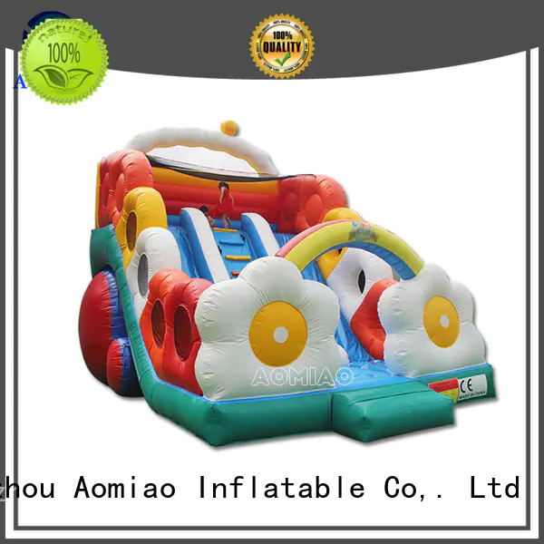 AOMIAO new design backyard pool water slide supplier for sale