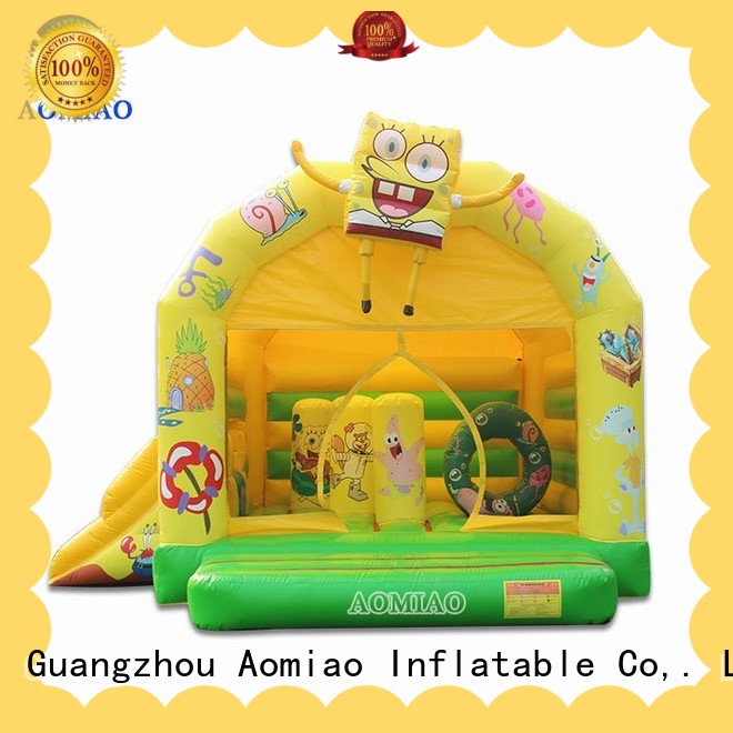 AOMIAO hot selling child's bouncy castle with slide bo1746 for sale