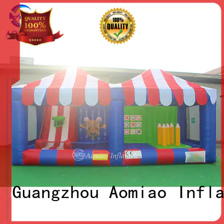 AOMIAO amazing wipeout bounce house customization for fun parks