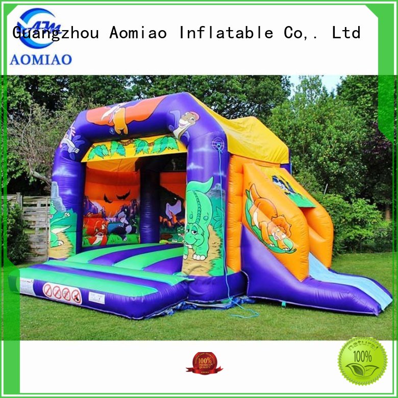 AOMIAO hot selling cheap water slide bounce house small for sale