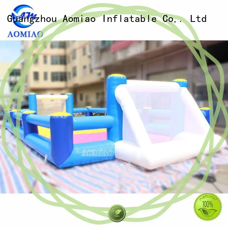AOMIAO most popular inflatable soccer field supplier for sale