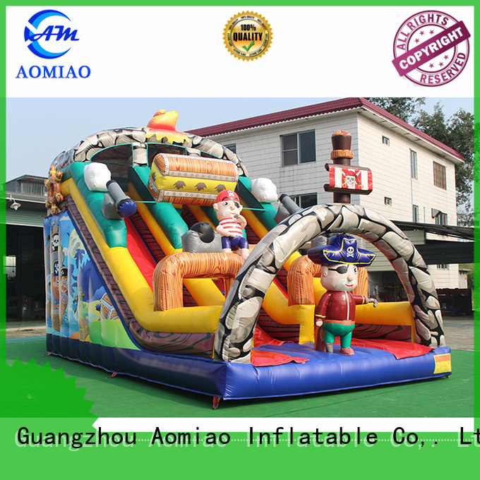 dry best inflatable pool slide factory for sale AOMIAO