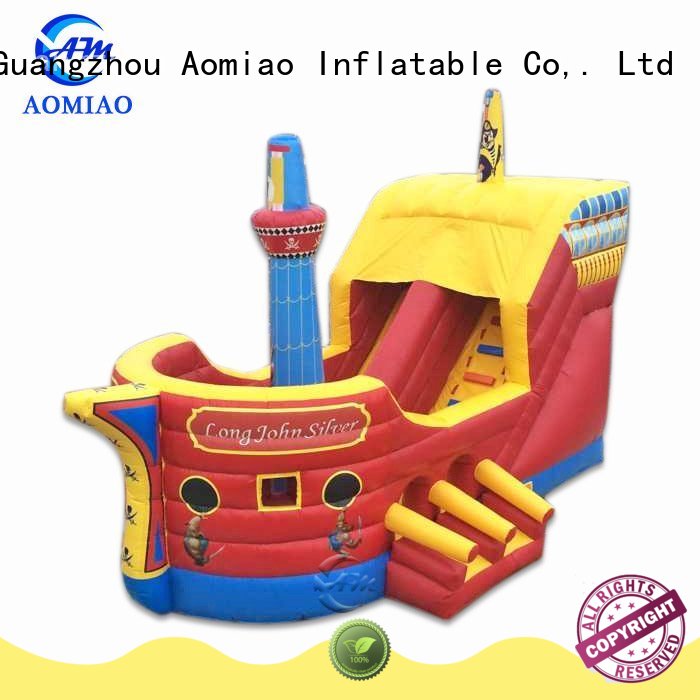 AOMIAO castle swimming pool slides supplier for sale