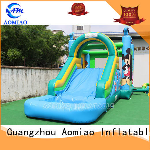 hot selling inflatable bouncy castle with slide bo1747 exporter for sale