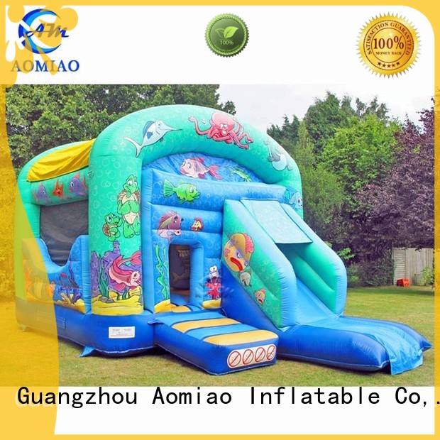 AOMIAO hot selling inflatable water slide and bounce house bo1758 for sale