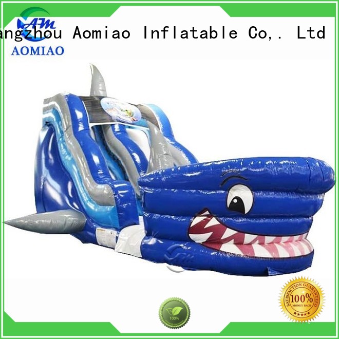 AOMIAO best-selling backyard pool water slide factory for sale