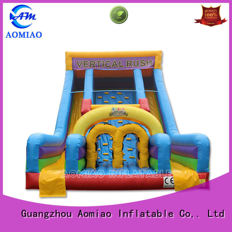 AOMIAO soccer inflatable slide factory for sale