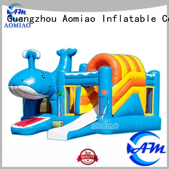 AOMIAO bo1759 inflatable bouncy castle with slide exporter for sale