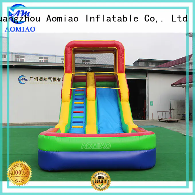 AOMIAO toddler inflatable water slides factory for sale