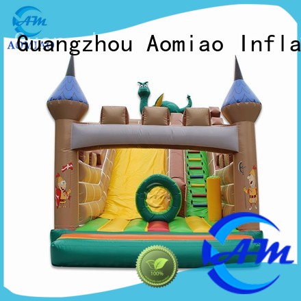 AOMIAO wet backyard pool water slide manufacturer for sale