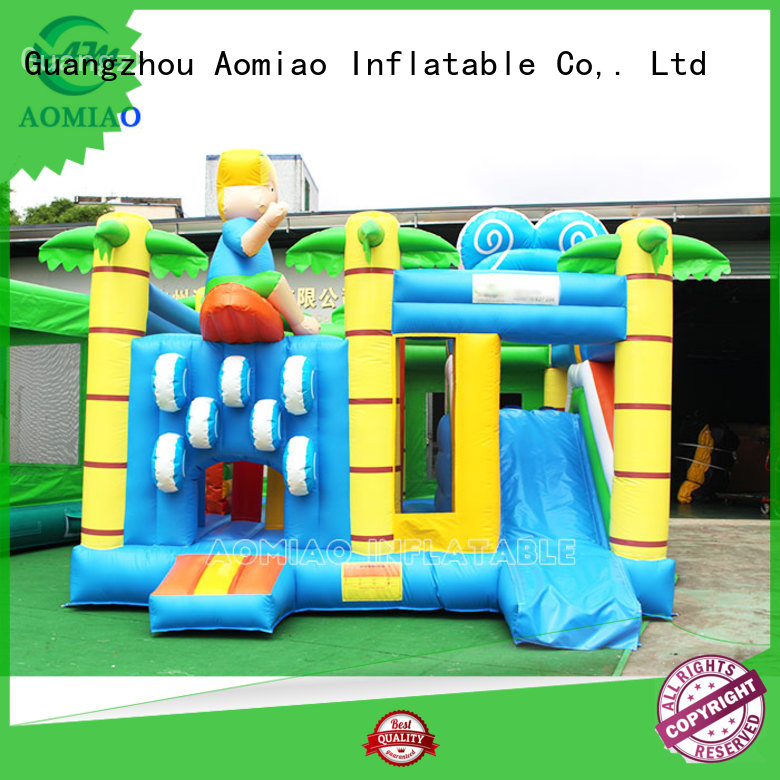 AOMIAO bo1723 inflatable bouncers with slide exporter for sale