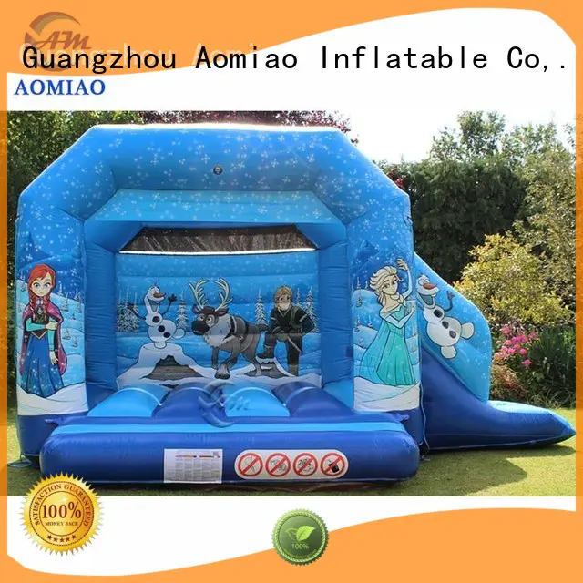 hot selling inflatable bouncy castle with slide bo1747 factory for sale