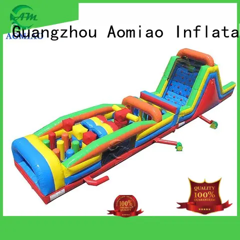 AOMIAO new inflatable obstacle course for sale ob1707 for youth