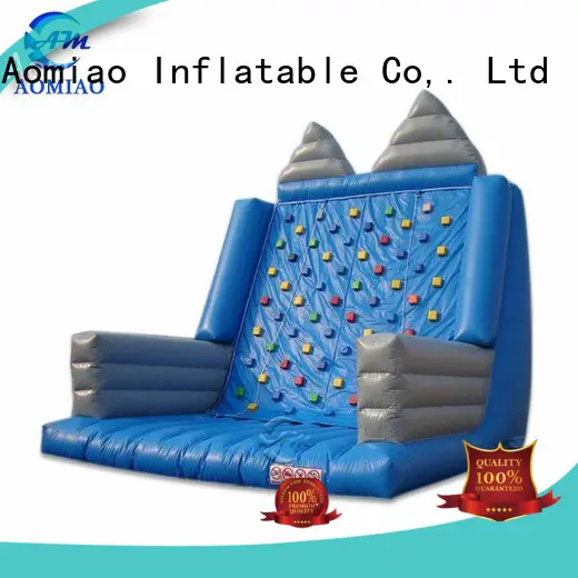 AOMIAO customized inflatable rock climbing wall cl1707 for global market