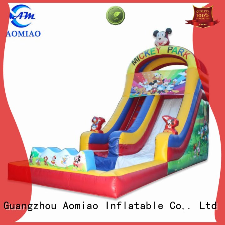 AOMIAO new design backyard pool water slide manufacturer for sale