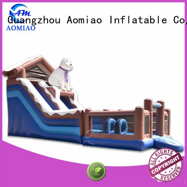 blue big crush AOMIAO water slides for sale