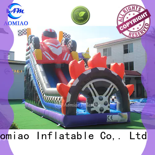 AOMIAO run inflatable pool slide supplier for sale