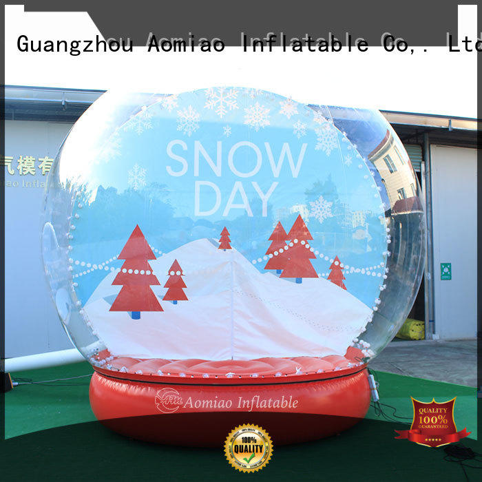 AOMIAO best quality Inflatable snow globe trader for Christmas