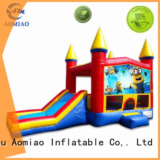 AOMIAO bo1783 inflatable bouncers with slide producer for sale