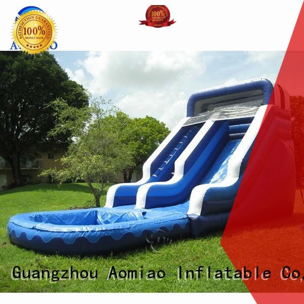 fire portable pool slide supplier for sale AOMIAO