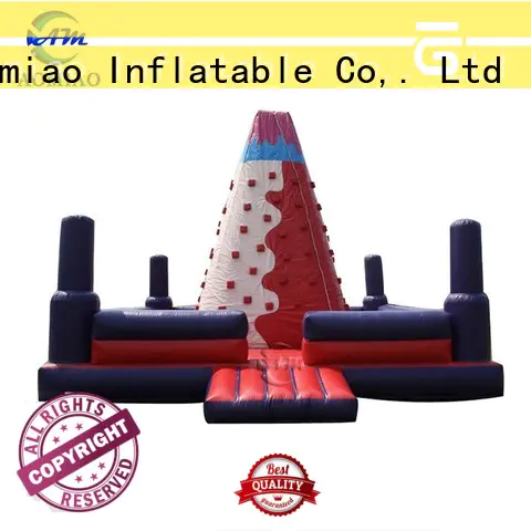AOMIAO outdoor inflatable climbing wall supplier for child