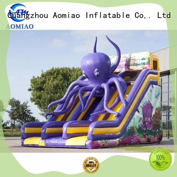 AOMIAO new design inflatable water slides manufacturer for sale